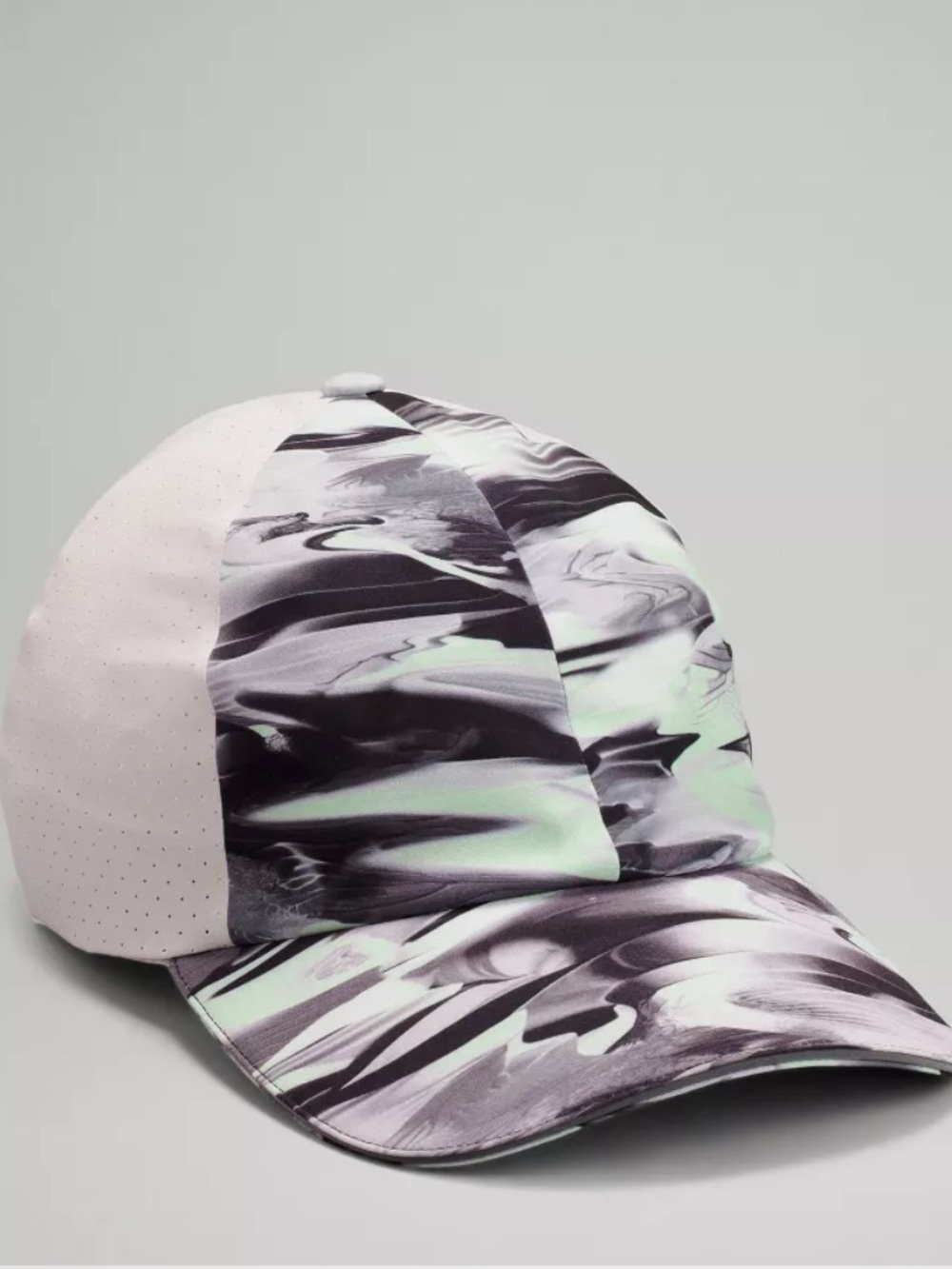 Lululemon Fast and Free Running Hat NWT Green Black Marbled - Picture 3 of 7